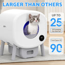 Advwin Self Cleaning Cat Litter Box Litter Mat Included