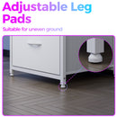 Advwin L Shaped Gaming Desk with Monitor Stand