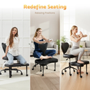 Advwin 360° Ergonomic Cross Legged Office Chair