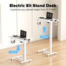 Advwin Portable Electric Standing Desk Height Adjustable