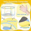 Advwin 55" Trampoline with Basketball Hoop Swings