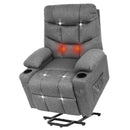 Advwin Massage Chair Electric Recliner Chairs Grey