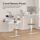 Advwin Electric Standing Desk L Shaped