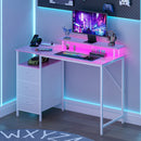 Advwin 120cm Reversible Gaming Desk for Home Office