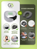 Ergonomic Travel Pillow Memory Foam Neck Pillow