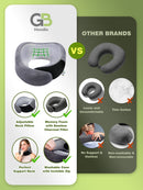 Ergonomic Travel Pillow Memory Foam Neck Pillow