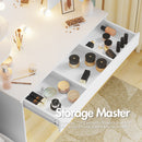 Advwin Dressing Table Stool Set 10 LED Bulbs Vanity