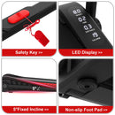 Advwin Walking Pad Safety Key, Led Display, 5° Fixed Incline, Non-slip Foot Pad