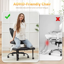 Advwin 360° Ergonomic Cross Legged Office Chair