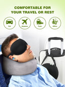 Ergonomic Travel Pillow Memory Foam Neck Pillow