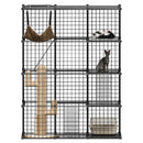 Advwin Large 4 Tier Cat Cage Pet Playpen Cat Kennel