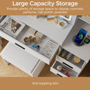 Advwin Dressing Table Stool Set with Mirror