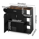 Advwin Kitchen Island Cart on Wheels with Charging Station