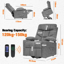 Advwin Massage Chair Electric Recliner Chairs Grey