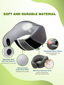Ergonomic Travel Pillow Memory Foam Neck Pillow