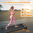 Advwin Walking Pad Manual Incline Treadmill