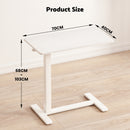 Advwin Mobile Standing Desk Pneumatic Height Adjustable