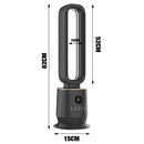 Advwin Electric Bladeless Fan Heater with Thermostat