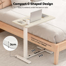 Advwin Mobile Standing Desk Pneumatic Height Adjustable