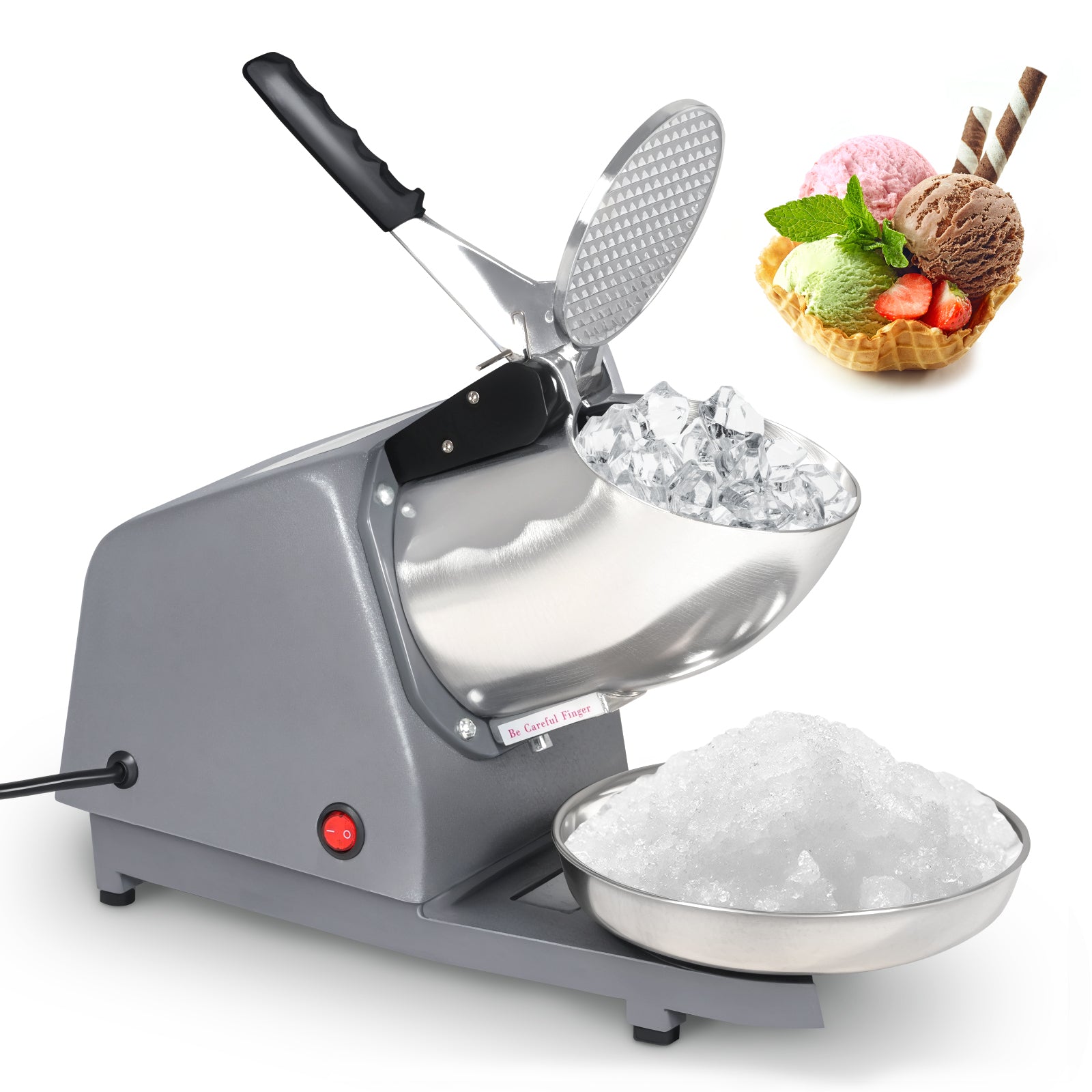 Advwin Electric Ice Crusher 250W Ice Shaver