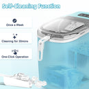 Advwin 12KG Self-Cleaning Ice Makers with Handle Green