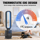 Advwin Electric Bladeless Fan Heater with Thermostat