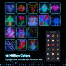 Advwin Curtain Lights 2m x 2m Smart 400 LED String Lights
