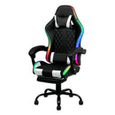 Advwin Gaming Chair 12 RGB LED Massage Chair  White