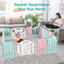 Advwin Foldable Playpen Parents' Good Helper Free Your Hands