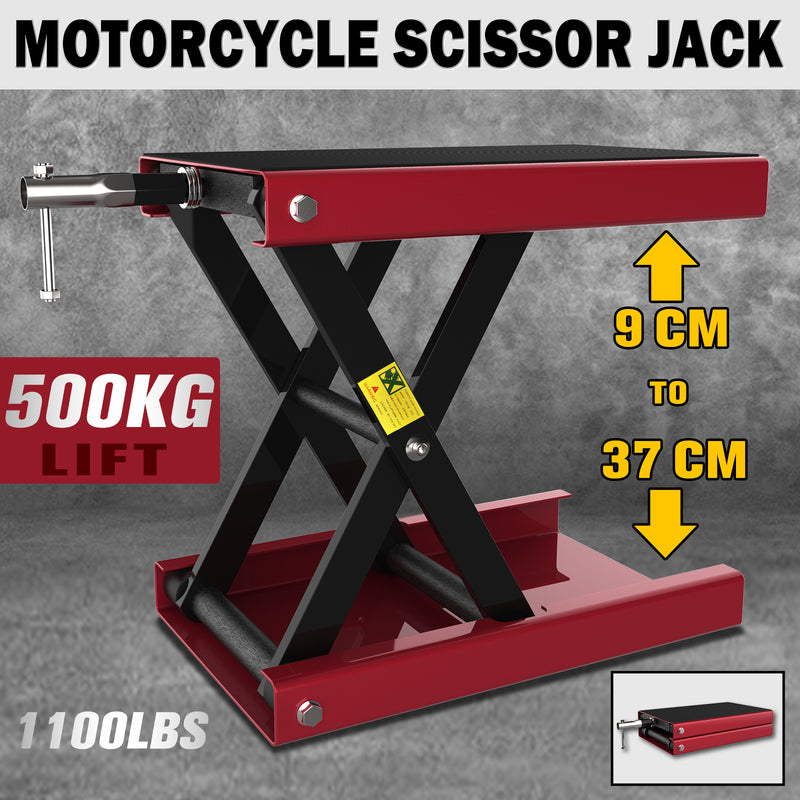 Advwin 1100lb Motorcycle Jack Scissors Lift