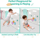 Advwin Foldable Playpen for Babies Perfect Playground for Learing Playing