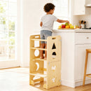 Advwin 3-in-1 Toddler Kitchen Step Stool Foldable