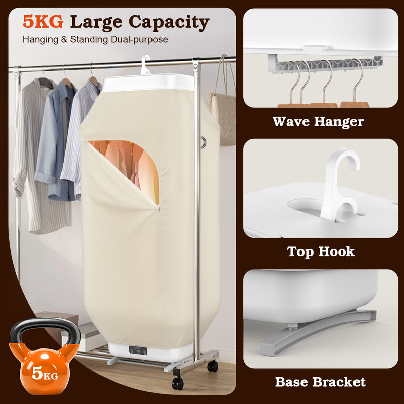 Advwin Portable Clothes Dryer with Timer