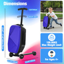 Advwin 2-in-1 Foldable Scooter Suitcase for Kids