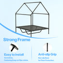 Advwin 48" 2-in-1 Dog Kennel House Weatherproof for Dogs