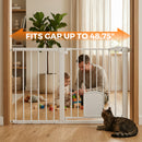 Advwin Metal Pet Safety Gate with Cat Door