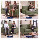 Advwin 2 Seater Corduroy Loveseat Sofa with Tufted Cushion