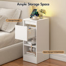 Advwin LED End Table Sofa Side Table with Drawers
