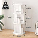 Advwin 3-Tier Rotating 360° Bookshelf Organizer