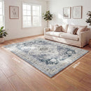 Advwin Vintage Thick Carpet Non-Slip Washable Rug Grey (Pre-Order)