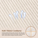 Advwin 3-in-1 Convertible Futon Sofa Bed Chair Corduroy