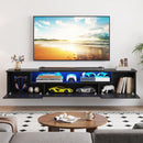 Advwin 160cm Wall-Mounted TV Stand with LED Light