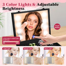 Advwin Makeup Bag with Tempered LED Mirror