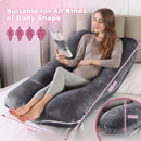 Advwin 53" U Shaped Full Body Support Pillow For Pregnant