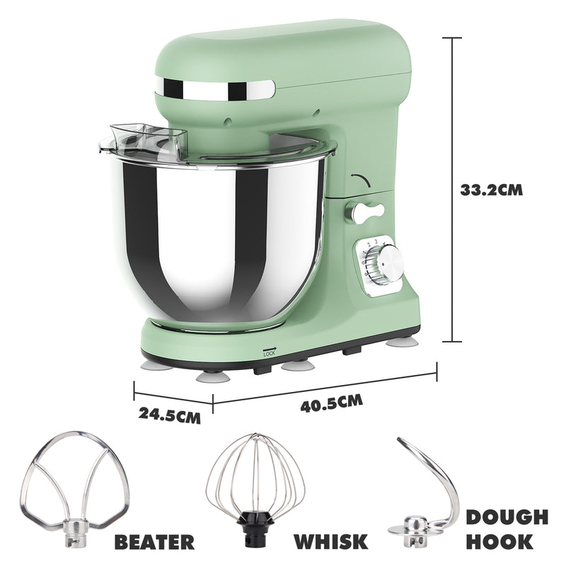 Advwin 6.5L 1400W Stand Mixer 6-Speed Green