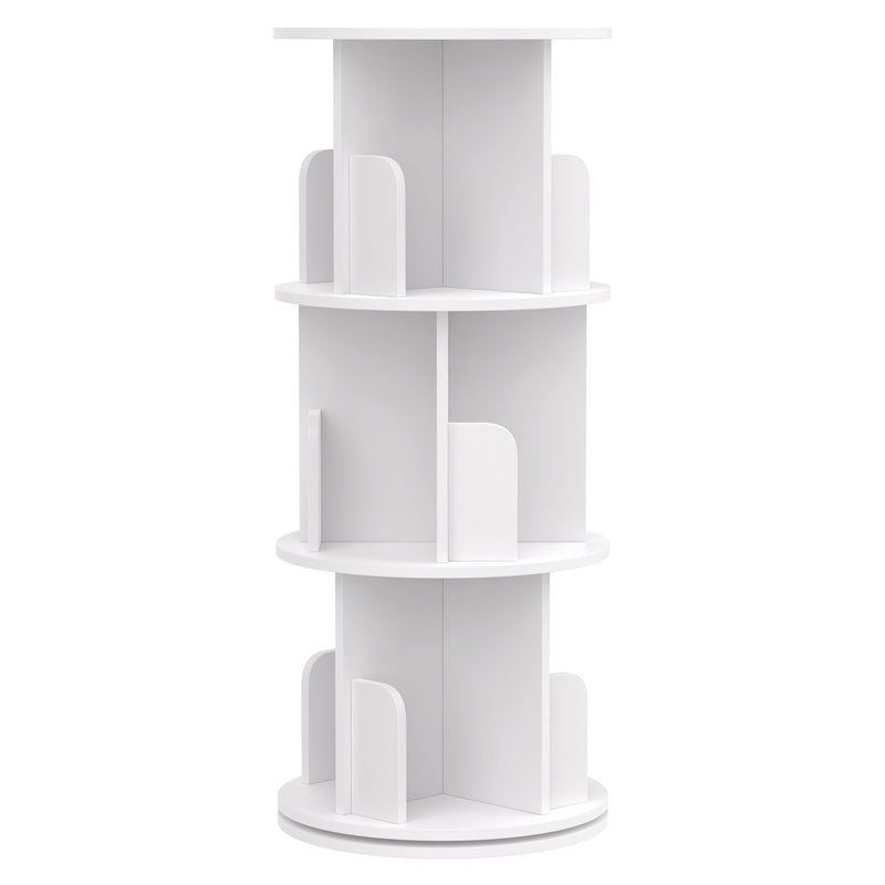 Advwin 3-Tier Rotating 360° Bookshelf Organizer