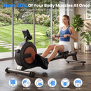 Advwin Magnetic Rowing Machine Quiet & Smooth 16-Level Resistance