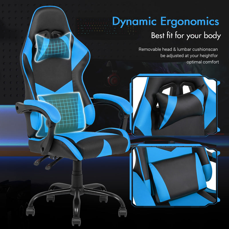 Advwin Computer Gaming Chair with Lumbar Support