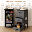 Advwin Tall Dresser for Bedroom with Adjustable Feet