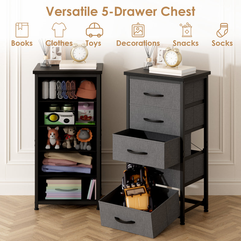 Advwin Tall Dresser for Bedroom with Adjustable Feet